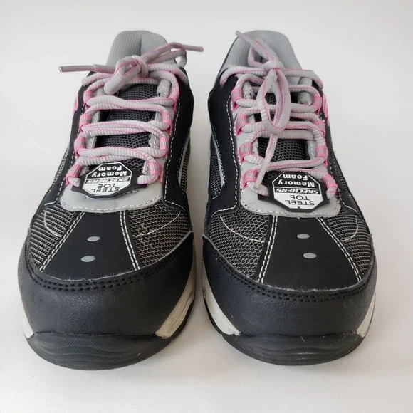 Sketchers steel toe slip resistant work shoes, US women 7.5 - Picture 2 of 13